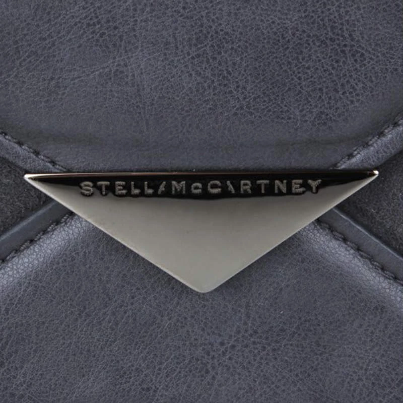 Stella McCartney Black Leather Flap Bag For Women 6 Stella McCartney Black Leather Flap Bag For Women - Image 4