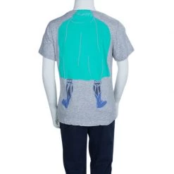 Stella Mccartney Kids Grey Super Hero Print T- Shirt 8 Yrs For Kids 10 Stella Mccartney Kids Grey Super Hero Print T- Shirt 8 Yrs For Kids -Stella McCartney Sales luxury kids stella mccartney used boys clothing p67052 0003