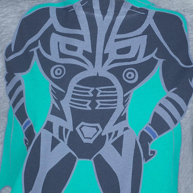 Stella Mccartney Kids Grey Super Hero Print T- Shirt 8 Yrs For Kids 6 Stella Mccartney Kids Grey Super Hero Print T- Shirt 8 Yrs For Kids - Image 4