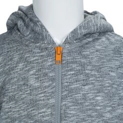 Stella McCartney Kids Grey Slub Knit Bear Hood Detail Zip Front Jacket 4 Yrs For Kids 15 Stella McCartney Kids Grey Slub Knit Bear Hood Detail Zip Front Jacket 4 Yrs For Kids -Stella McCartney Sales luxury kids stella mccartney used boys clothing p67696 006