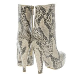 Stella McCartney Snake Effect Faux Leather Ankle Boots Size 39 For Men -Stella McCartney Sales luxury men stella mccartney new shoes p14147 005