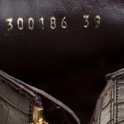 Stella McCartney Brown Croc Embossed Ankle Boots Size 39 For Men -Stella McCartney Sales luxury men stella mccartney used shoes p137992 007