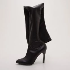 Stella McCartney Black Leather 'Leibovitz' Over The Knee Boots Size 40 For Men -Stella McCartney Sales luxury men stella mccartney used shoes p37386 002