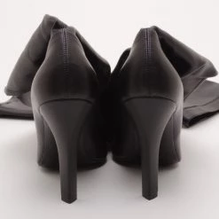 Stella McCartney Black Leather 'Leibovitz' Over The Knee Boots Size 40 For Men -Stella McCartney Sales luxury men stella mccartney used shoes p37386 005