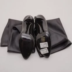 Stella McCartney Black Leather 'Leibovitz' Over The Knee Boots Size 40 For Men -Stella McCartney Sales luxury men stella mccartney used shoes p37386 006