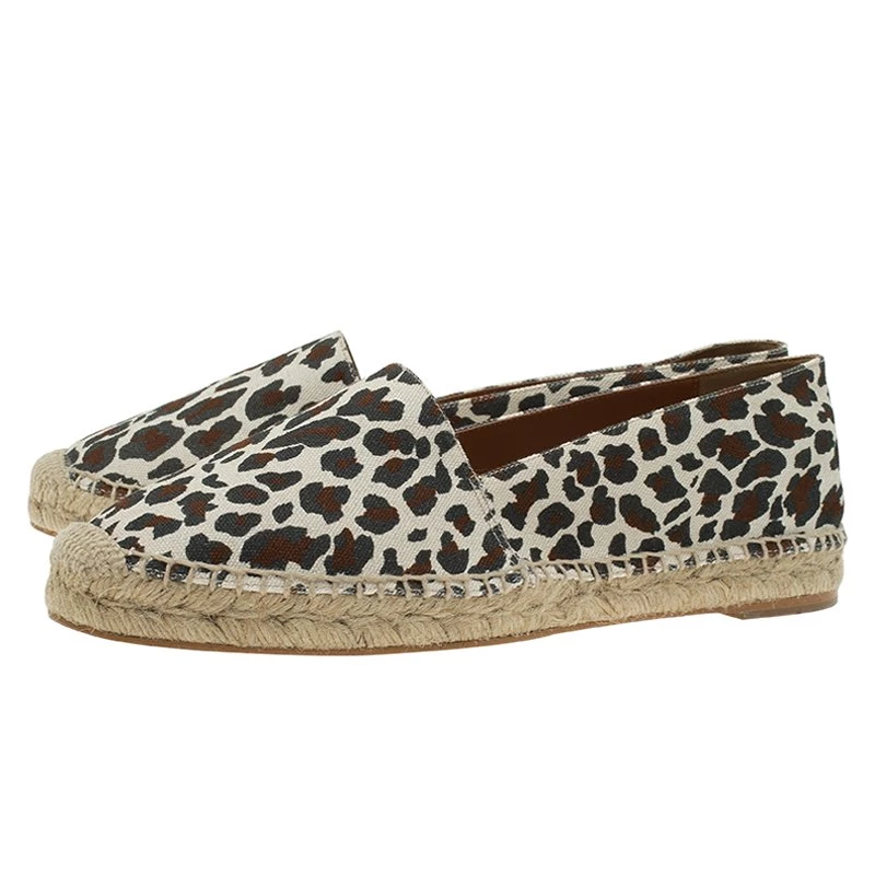Stella McCartney Leopard Print Canvas Espadrilles Size 41 For Men 5 Stella McCartney Leopard Print Canvas Espadrilles Size 41 For Men - Image 4