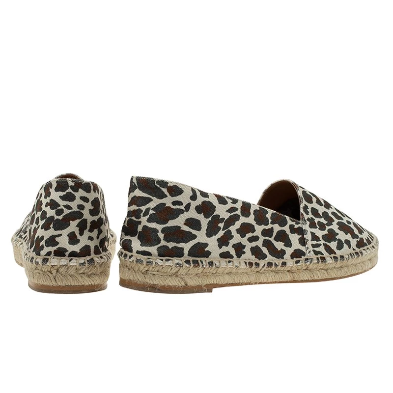 Stella McCartney Leopard Print Canvas Espadrilles Size 41 For Men 6 Stella McCartney Leopard Print Canvas Espadrilles Size 41 For Men - Image 5