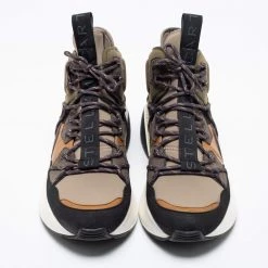 Stella McCartney Multicolor Fabric And Suede High Top Sneakers Size 43 For Men 13 Stella McCartney Multicolor Fabric And Suede High Top Sneakers Size 43 For Men -Stella McCartney Sales luxury men stella mccartney used shoes p671766 007