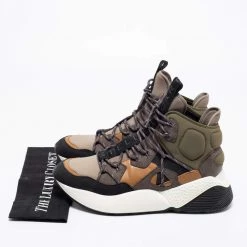Stella McCartney Multicolor Fabric And Suede High Top Sneakers Size 43 For Men 19 Stella McCartney Multicolor Fabric And Suede High Top Sneakers Size 43 For Men -Stella McCartney Sales luxury men stella mccartney used shoes p671766 009
