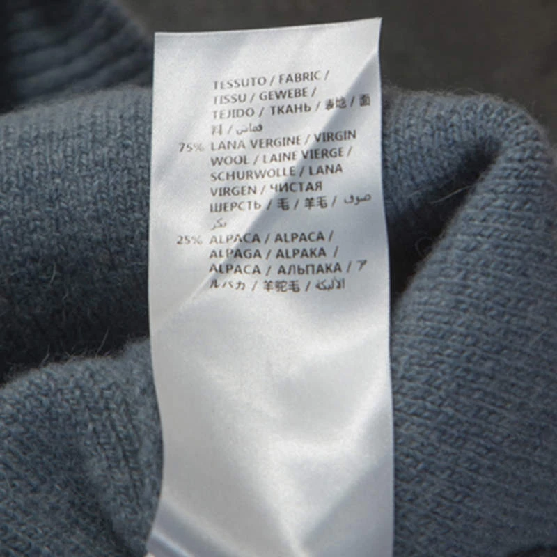 Stella McCartney Pale Blue Wool Cut Out Detail Sweater M For Women 8 Stella McCartney Pale Blue Wool Cut Out Detail Sweater M For Women - Image 6