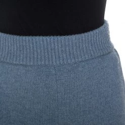 Stella McCartney Pale Blue Wool Drop Crotch Ankle Pants S For Women -Stella McCartney Sales luxury women alexander mcqueen used clothes p249245 003