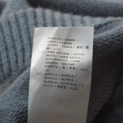 Stella McCartney Pale Blue Wool Drop Crotch Ankle Pants S For Women -Stella McCartney Sales luxury women alexander mcqueen used clothes p249245 007