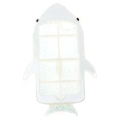 Stella McCartney White Glitter Rubber Shark IPhone 7 Case For Women