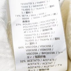 Stella McCartney Cream Silk Floral Lurex Jacquard Christine Pants M For Women 15 Stella McCartney Cream Silk Floral Lurex Jacquard Christine Pants M For Women -Stella McCartney Sales luxury women stella mccartney new clothes p101958 0007