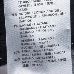 Stella McCartney Grey Washed Denim Crystal Embellished Ankle Grazer Jeans M For Women -Stella McCartney Sales luxury women stella mccartney new clothes p108612 006