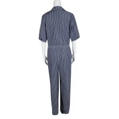 Stella McCartney Navy Blue Striped Cotton Belted Jumpsuit M For Women -Stella McCartney Sales luxury women stella mccartney new clothes p124618 003