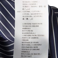 Stella McCartney Navy Blue Striped Cotton Belted Jumpsuit M For Women -Stella McCartney Sales luxury women stella mccartney new clothes p124618 007