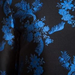 Stella McCartney Black And Blue Floral Jacquard Long Sleeve Top S For Women -Stella McCartney Sales luxury women stella mccartney new clothes p158774 0004