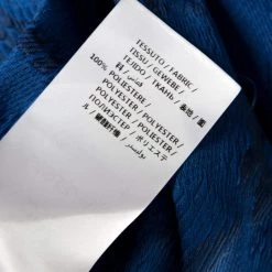 Stella McCartney Black And Blue Floral Jacquard Long Sleeve Top S For Women -Stella McCartney Sales luxury women stella mccartney new clothes p158774 0007