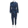 Stella McCartney Black And Blue Floral Printed Silk Belted Natalia Jumpsuit S For Women -Stella McCartney Sales luxury women stella mccartney new clothes p163635 003
