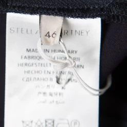 Stella McCartney Navy Blue Wool Cropped Eden Kick Pants L For Women 14 Stella McCartney Navy Blue Wool Cropped Eden Kick Pants L For Women -Stella McCartney Sales luxury women stella mccartney new clothes p164602 005