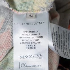 Stella McCartney Black Floral Intarsia Knit Waist Tie Detail Jumpsuit M For Women -Stella McCartney Sales luxury women stella mccartney new clothes p164610 001