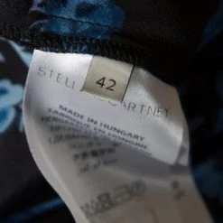 Stella McCartney Black And Blue Floral Printed Silk Belted Natalia Jumpsuit M For Women -Stella McCartney Sales luxury women stella mccartney new clothes p164632 001