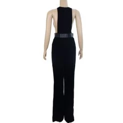 Stella McCartney Anna Stretch-Cady Velvet Jumpsuit S For Women -Stella McCartney Sales luxury women stella mccartney new clothes p16737 0003