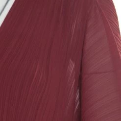 Stella McCartney Bordeaux Plisse Wrap Top S For Women -Stella McCartney Sales luxury women stella mccartney new clothes p179538 006