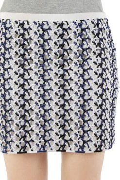 Stella McCartney Multicolor Interloop Cutwork Mini Skirt M For Women -Stella McCartney Sales luxury women stella mccartney new clothes p201615 003