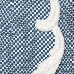 Stella McCartney Blue & White Print Heavy Applique Detail Oversized Blazer M For Women -Stella McCartney Sales luxury women stella mccartney new clothes p223521 004