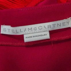 Stella McCartney Red Crepe Fringe Detail Sleeveless Top M For Women -Stella McCartney Sales luxury women stella mccartney new clothes p248095 005