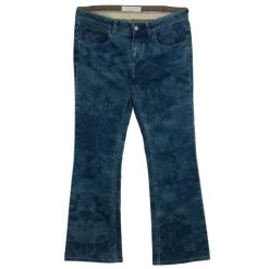 Stella McCartney Hibiscus Print Denim Jeans M For Women