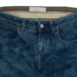 Stella McCartney Hibiscus Print Denim Jeans M For Women -Stella McCartney Sales luxury women stella mccartney new clothes p24875 003