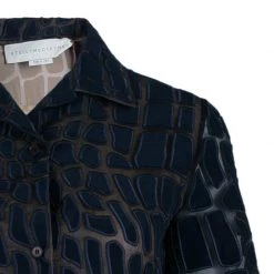 Stella McCartney Navy Textured Top XS And Pants Set S For Women 22 Stella McCartney Navy Textured Top XS And Pants Set S For Women -Stella McCartney Sales luxury women stella mccartney new clothes p44826 0005