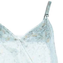 Stella McCartney Cream Floral Print Silk Wrap Dress M For Women -Stella McCartney Sales luxury women stella mccartney new clothes p48816 004