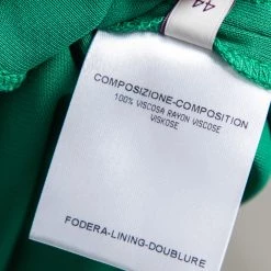 Stella McCartney Green Jersey Pleated Front Detail Top M For Women -Stella McCartney Sales luxury women stella mccartney new clothes p493220 006