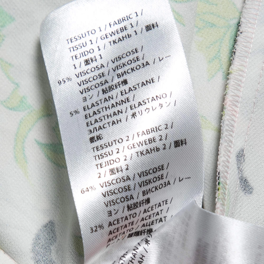 Stella McCartney Multicolor Floral Printed Crepe Midi Skirt S For Women 9 Stella McCartney Multicolor Floral Printed Crepe Midi Skirt S For Women - Image 7