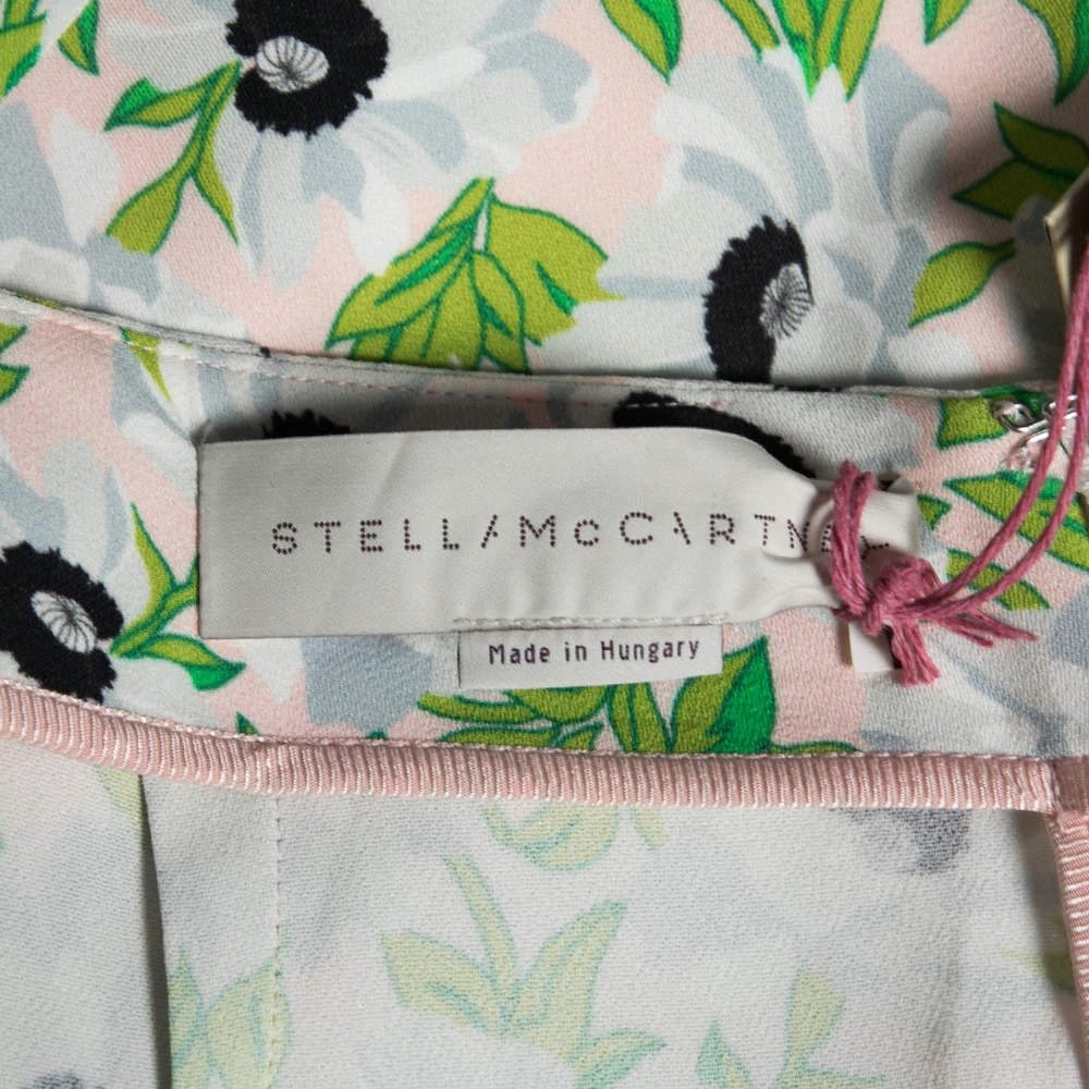 Stella McCartney Multicolor Floral Printed Crepe Midi Skirt S For Women 7 Stella McCartney Multicolor Floral Printed Crepe Midi Skirt S For Women - Image 5