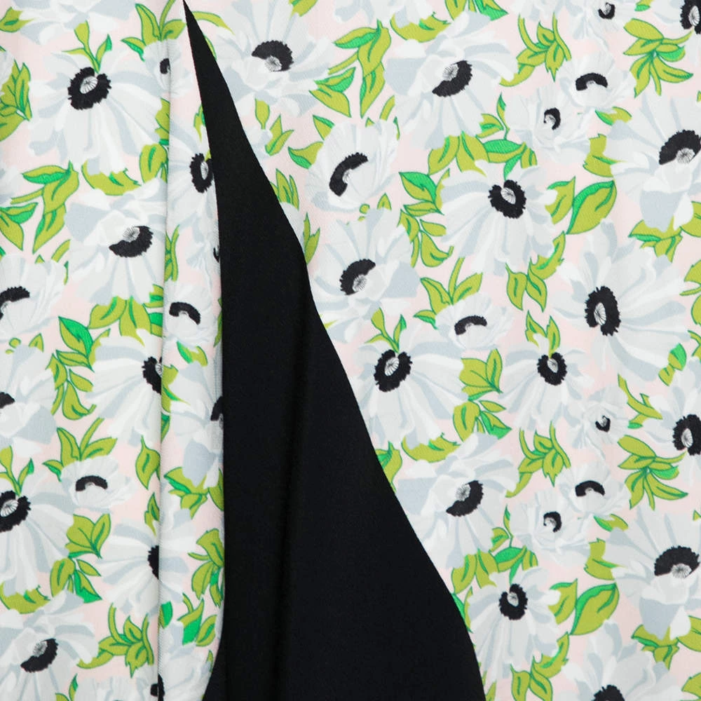 Stella McCartney Multicolor Floral Printed Crepe Midi Skirt S For Women 6 Stella McCartney Multicolor Floral Printed Crepe Midi Skirt S For Women - Image 4