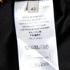 Stella McCartney Black Cotton Tiger Embroidered Short Sleeve T-Shirt M For Women -Stella McCartney Sales luxury women stella mccartney new clothes p644174 003