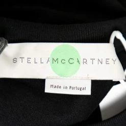 Stella McCartney Black Cotton Tiger Embroidered Short Sleeve T-Shirt M For Women -Stella McCartney Sales luxury women stella mccartney new clothes p644174 005