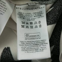 Stella McCartney Cream Floral Print Crepe Cape Styled Dress M For Women -Stella McCartney Sales luxury women stella mccartney new clothes p651993 006