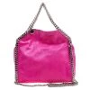 Stella McCartney Metallic Pink Faux Leather Mini Falabella Tote For Women -Stella McCartney Sales luxury women stella mccartney new handbags p115080 0001