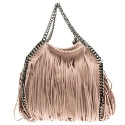 Stella McCartney Beige Faux Leather Small Falabella Fringe Tote For Women -Stella McCartney Sales luxury women stella mccartney new handbags p115082 004