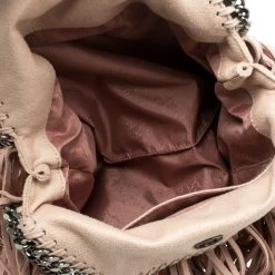 Stella McCartney Beige Faux Leather Small Falabella Fringe Tote For Women -Stella McCartney Sales luxury women stella mccartney new handbags p115082 007