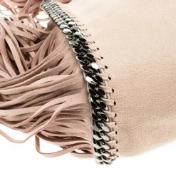 Stella McCartney Beige Faux Leather Small Falabella Fringe Tote For Women -Stella McCartney Sales luxury women stella mccartney new handbags p115082 010