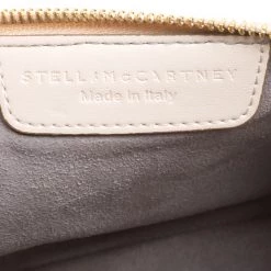 Stella McCartney Beige Faux Leather Stella Star Clutch For Women -Stella McCartney Sales luxury women stella mccartney new handbags p158030 0008