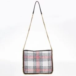 Stella McCartney Multicolor Falabella Tartan Crossbody Bag For Women -Stella McCartney Sales luxury women stella mccartney new handbags p17495 004