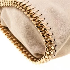 Stella McCartney Beige Faux Leather Mini Falabella Tote For Women -Stella McCartney Sales luxury women stella mccartney new handbags p175778 004